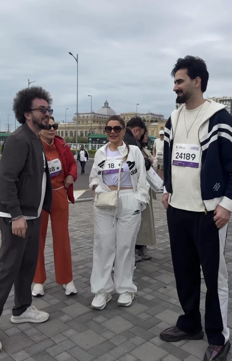 Məşhurlar "Bakı Marafonu 2026"da - FOTOLAR